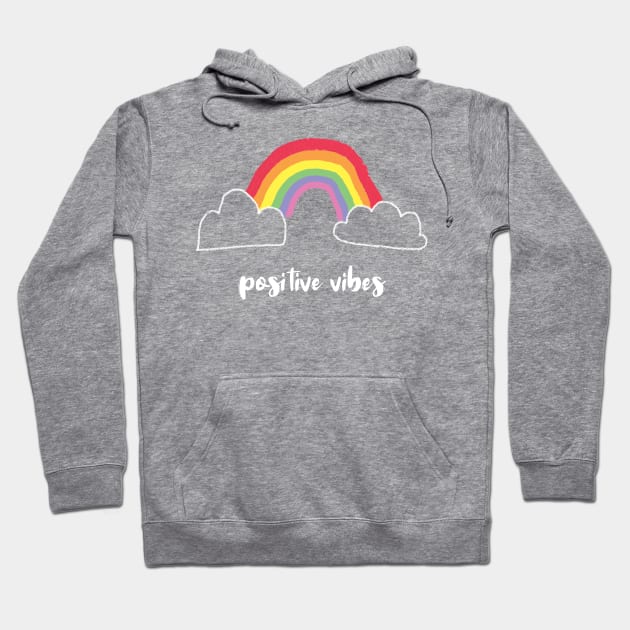 Positive Vibes Hoodie by coryreid_illustration